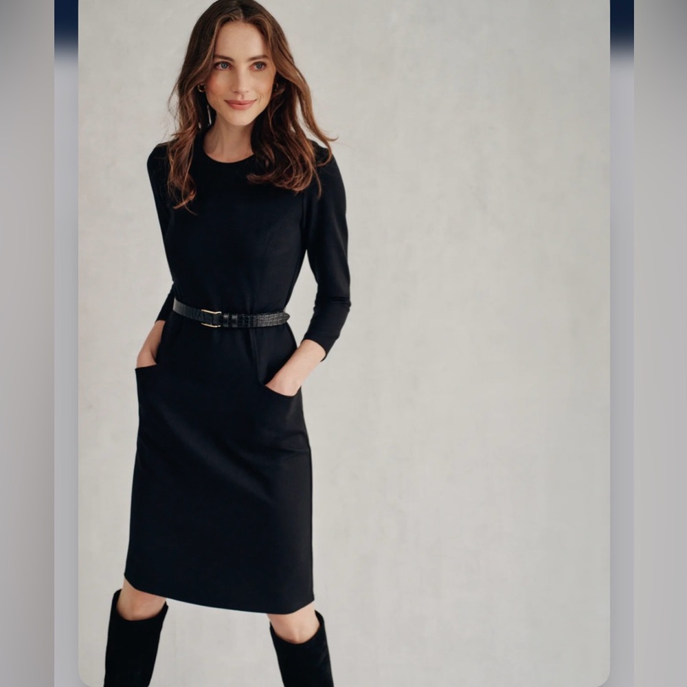 J.MCLAUGHLIN Black Catalyst Dress Sheath LBD